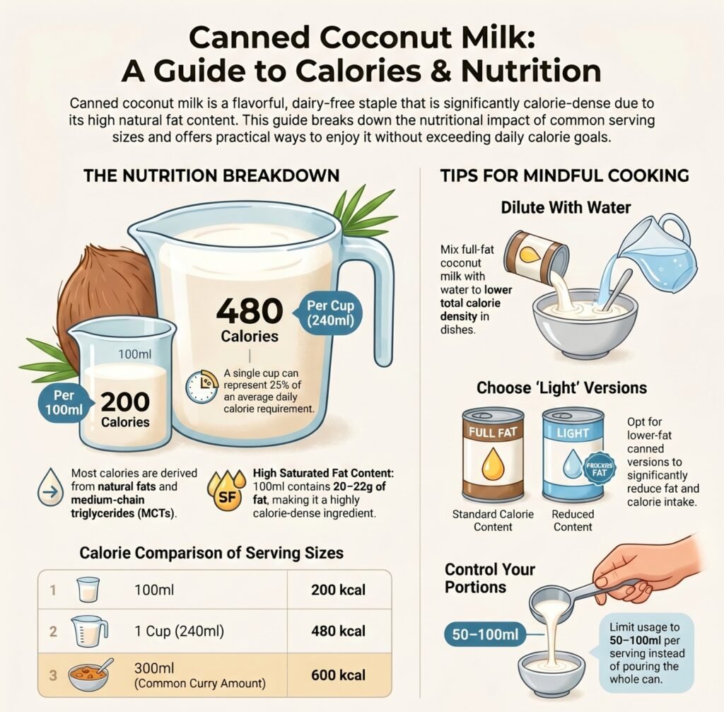 Canned Coconut Milk Nutrition Guide