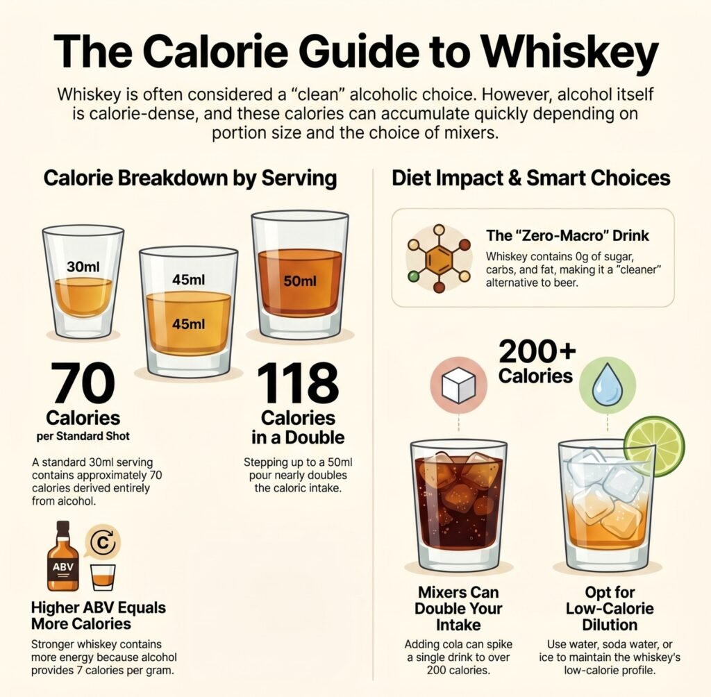 Whiskey Calorie and Mixer Guide