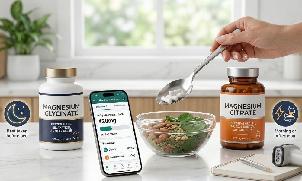 Magnesium Glycinate vs. Citrate: The Ultimate Tracking Guide for Better Sleep & Energy