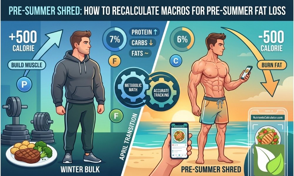 recalculate macros for pre-summer fat loss