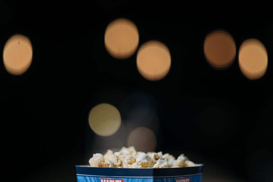 buttered movie theater popcorn