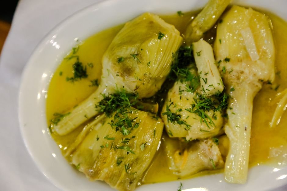 cooked artichoke