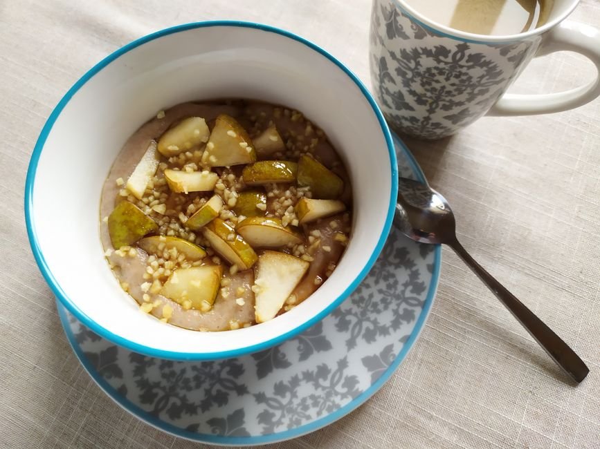 cooked buckwheat porridge