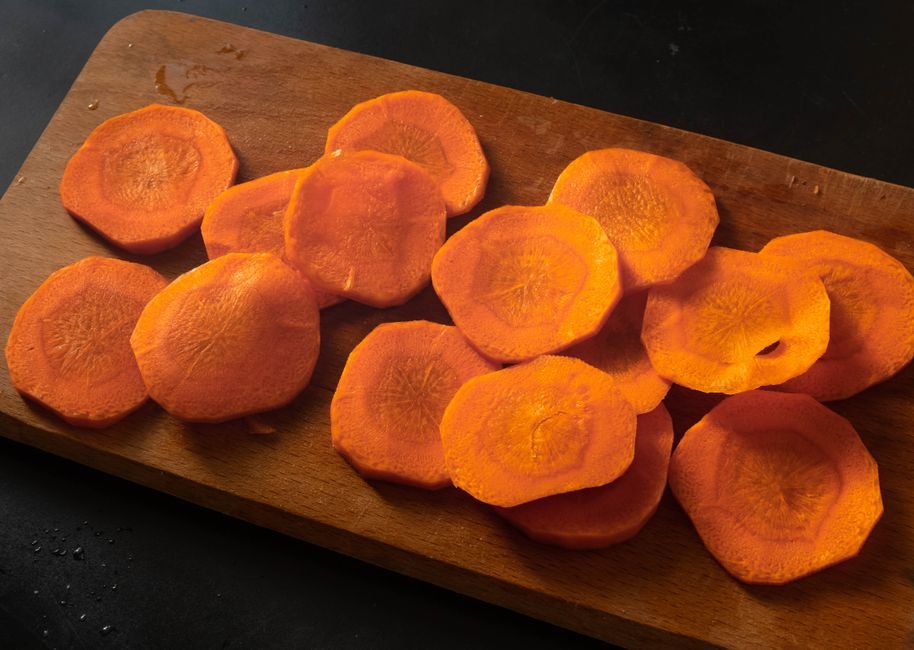 cooked carrots
