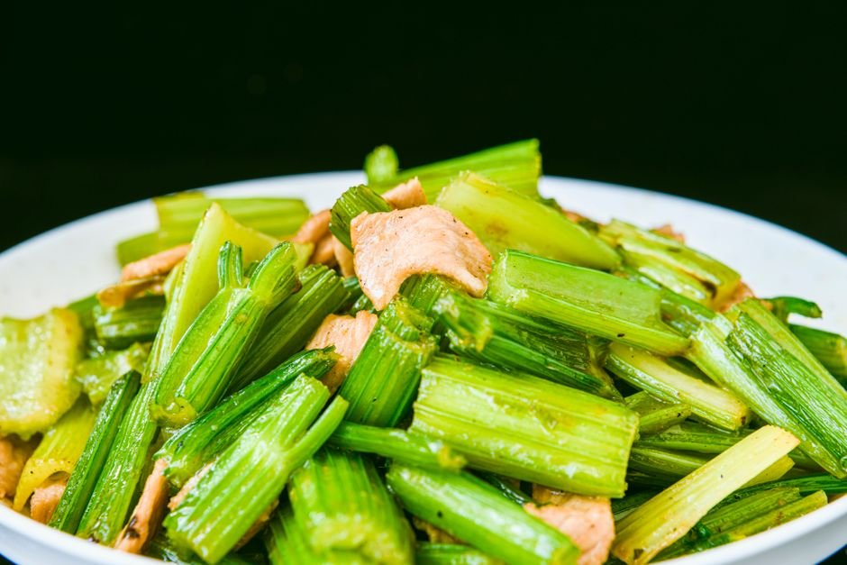 cooked celery