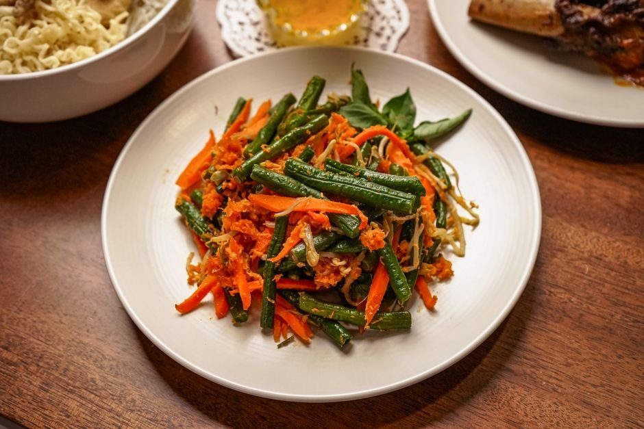 cooked green beans