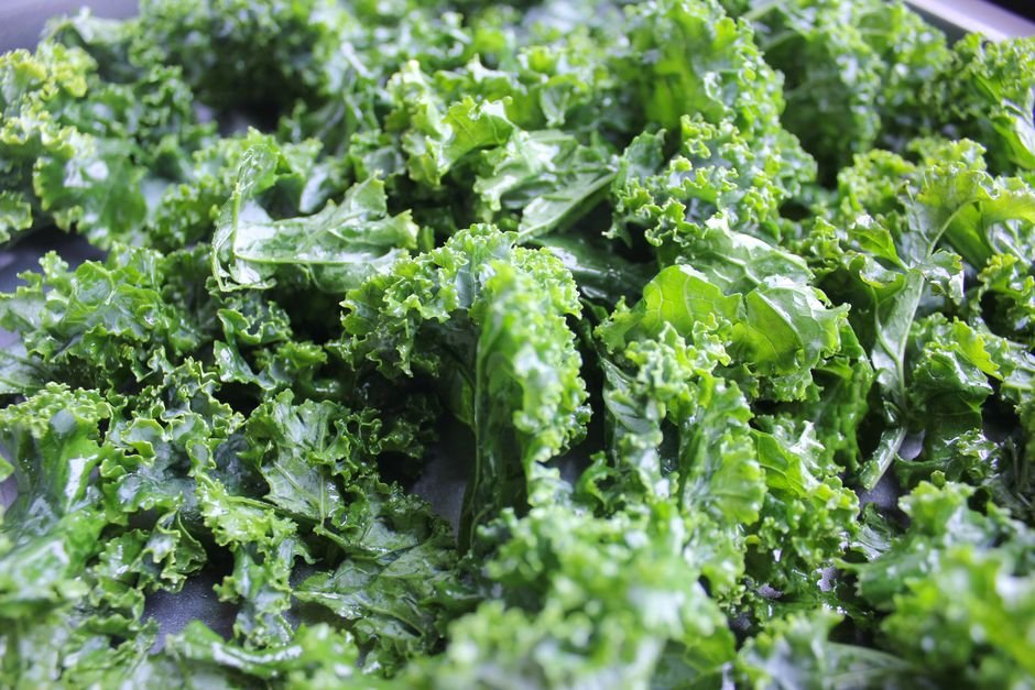 cooked kale