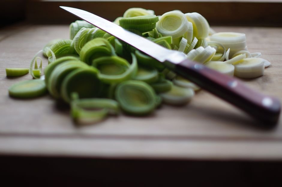 cooked leek