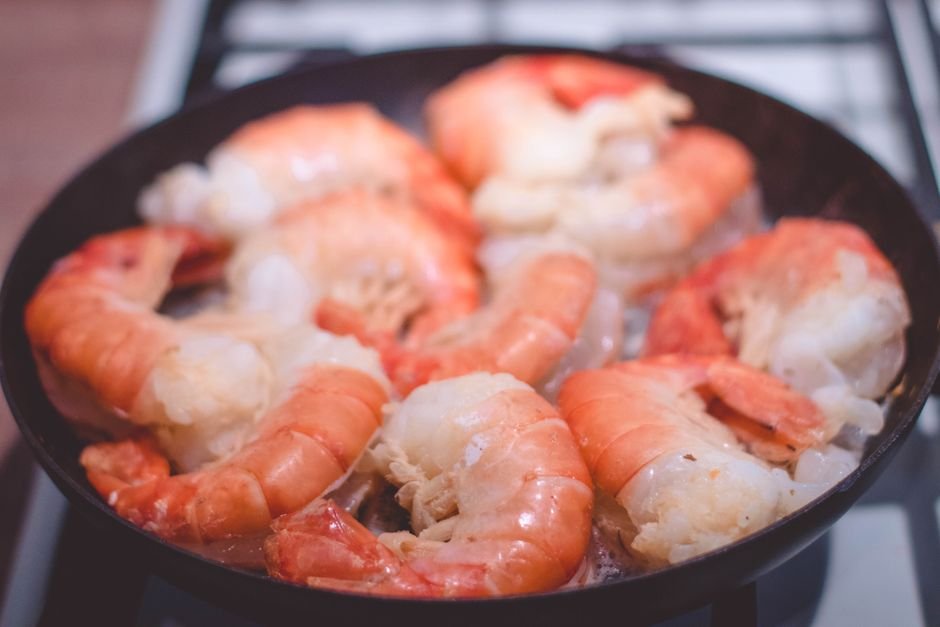 cooked shrimp