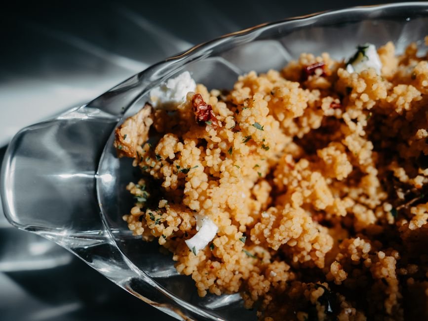 couscous cooked fluffy