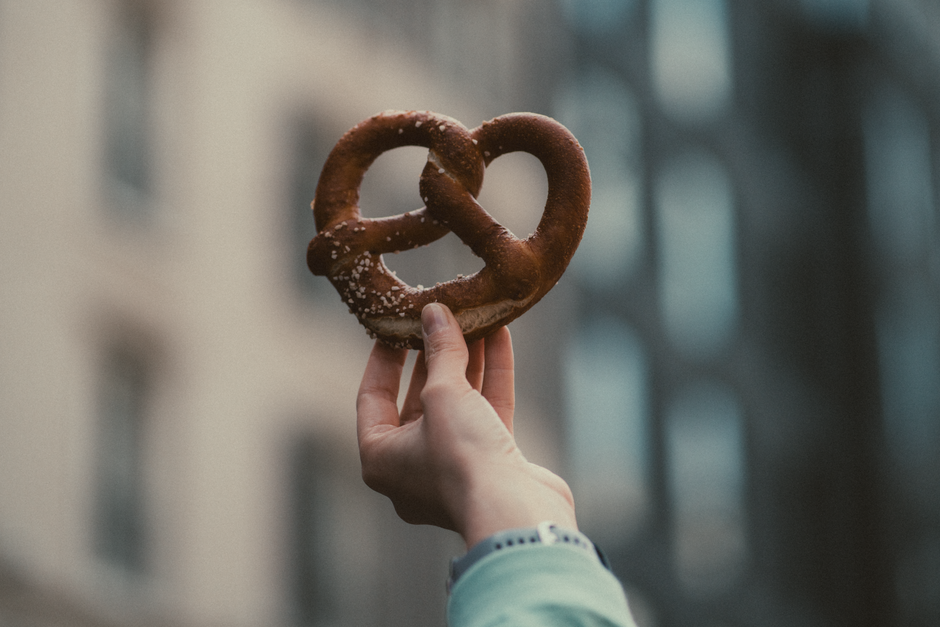 salted pretzels