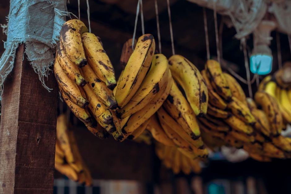 yellow ripe plantain