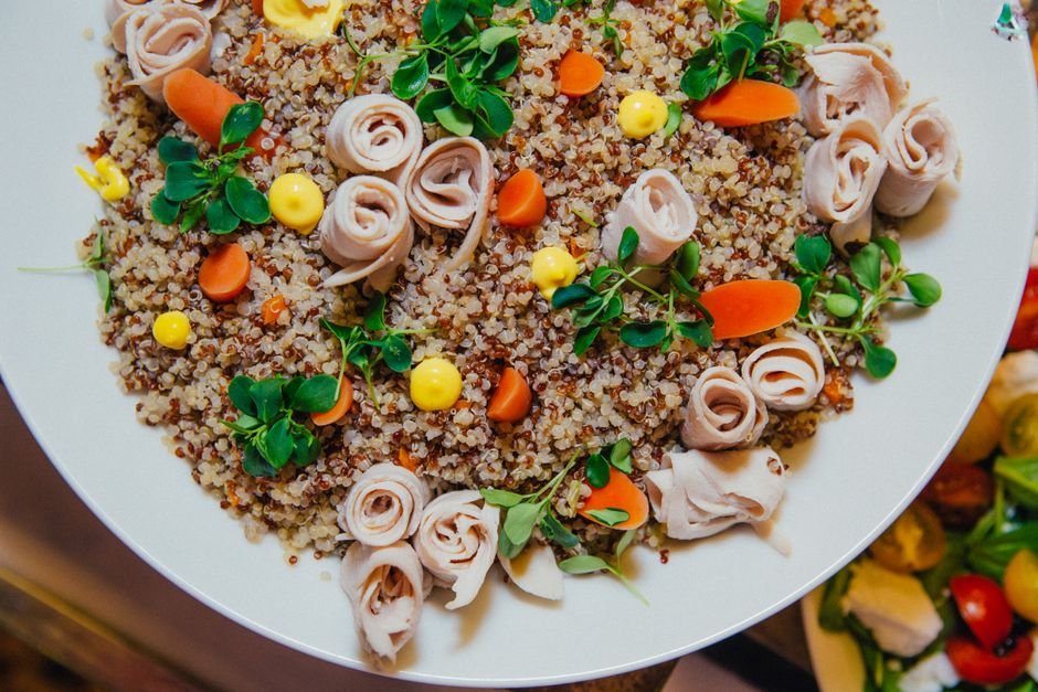 cooked quinoa