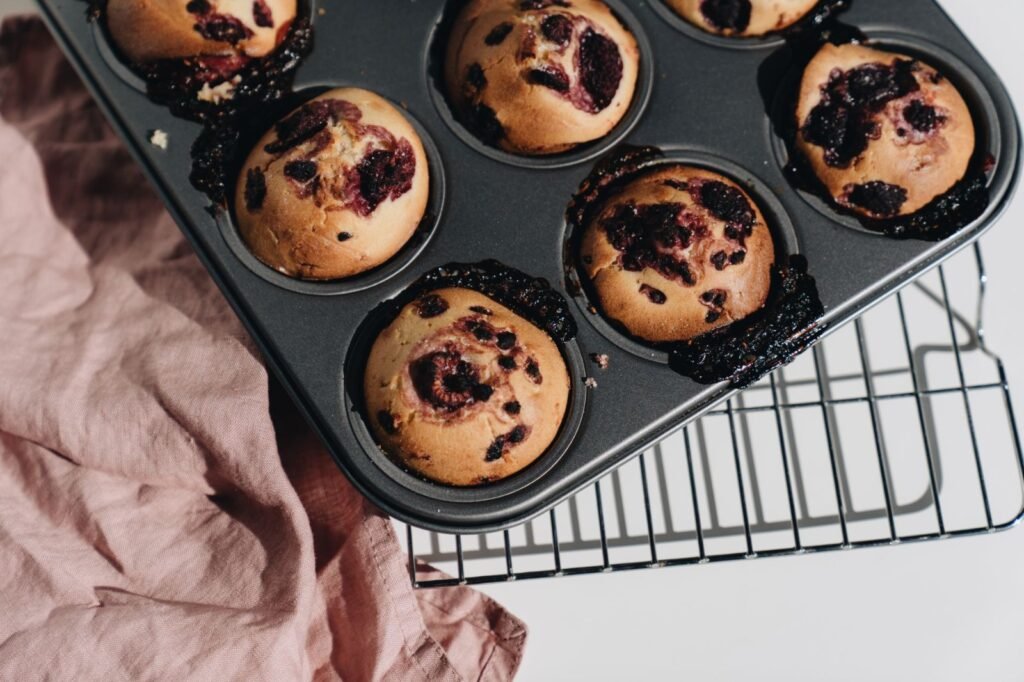 Cooled egg muffins stored for meal prep